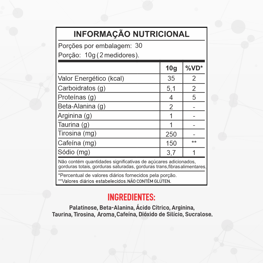 Overall Limonada 300g - Barak Nutrition
